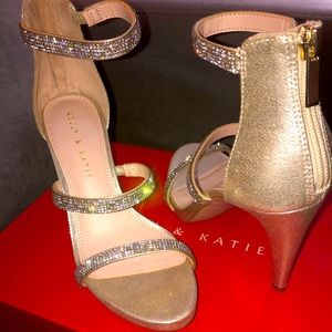 Sparkly Sandal Heels • Never worn before!